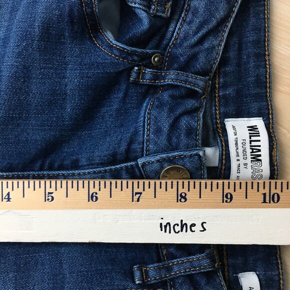 William Rast Ankle Skinny Distressed Frayed hem Jeans Size 27 - Picture 6 of 10